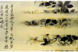 丹桂飘香：一起来赏众多名家和一位大总统画的的国画桂花图片