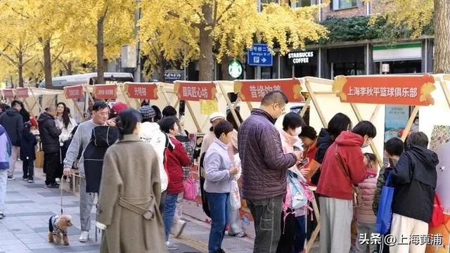 赏银杏，逛“杏运满巷”市集丨黄浦日记