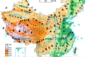 中国各省市地形地势高清图（老师、学生必备！）图片