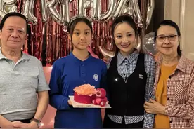 温馨！李小璐一家三代同框，甜馨个子猛涨，外婆张伟欣依然很美图片