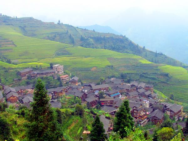 广西旅游：探寻壮丽奇观龙脊梯田（图）