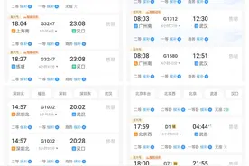 多个车次售罄！武汉⇆北上广将再开夜行高铁图片
