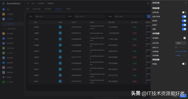 【推荐】一个高颜值且功能强大的 Vue3 后台管理系统框架