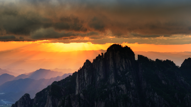 沉浸式感受！黄山朝晖夕霞的极致盛景