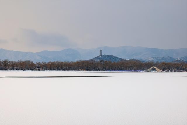雪后颐和园 美如水墨画