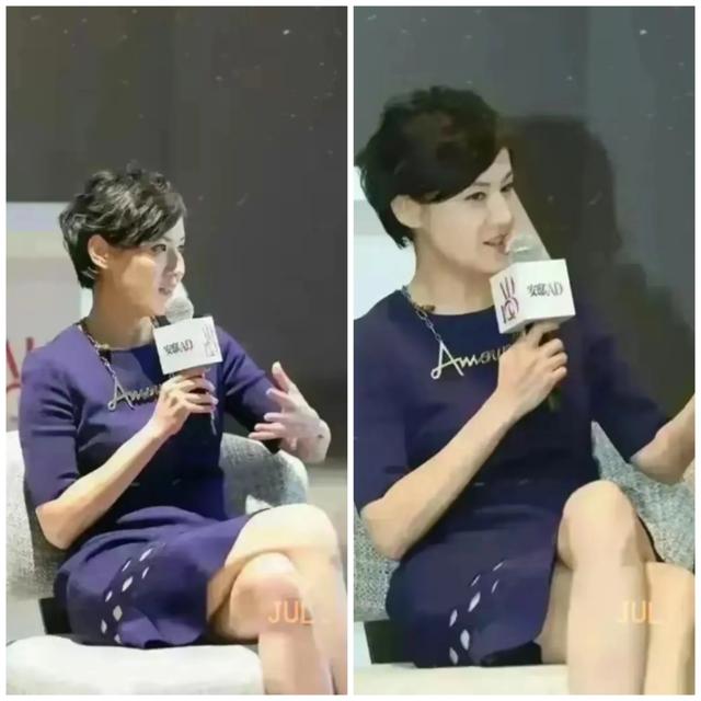 她是上海最美主持人 现在已经52岁了 看上去最多30出头 保养得太好了