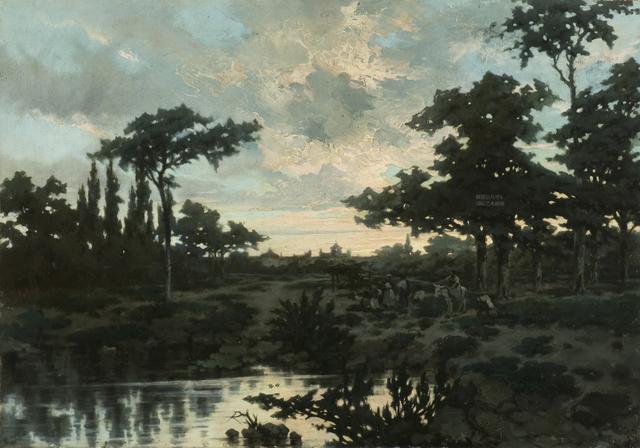 西班牙乡村自然风光，西班牙画家罗梅罗·巴罗斯作品赏