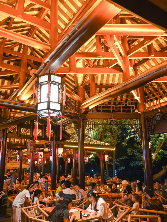 成都公园的中式美学也太绝了，这波必须狠狠夸！