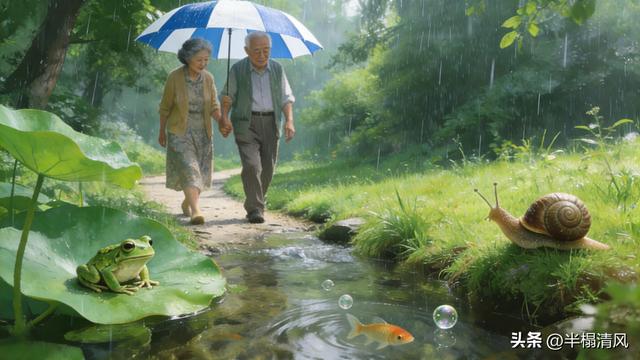 雨中漫步，共赴一场时光的浪漫之约