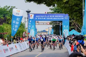 “中国皖美山水”骑行赛“骑进”阜南王家坝图片