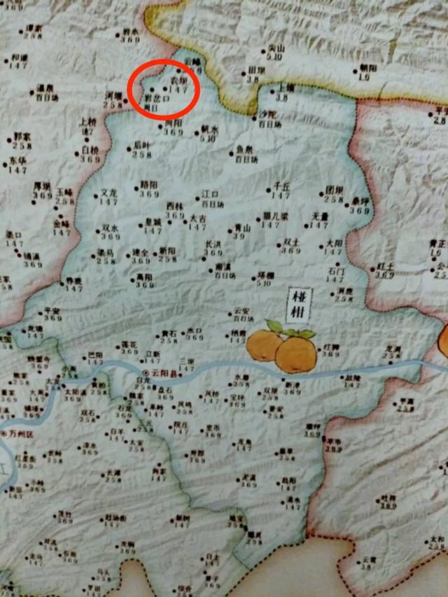 从河堰到农坝，经由云（阳）开（州）边界