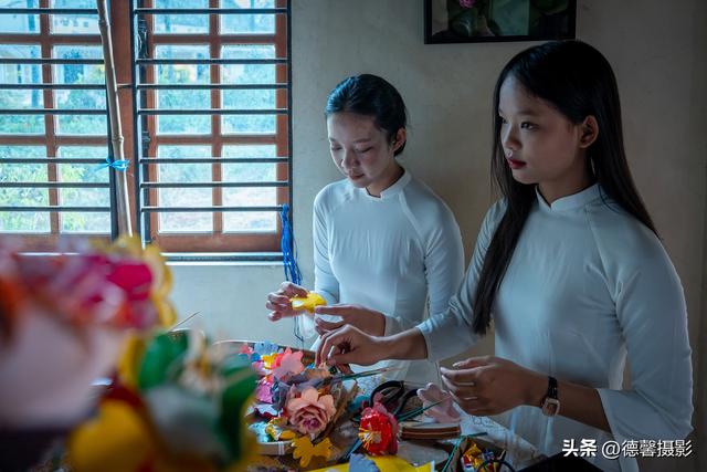 行摄越南，从南到北（11）——巨型渔网&纸花工艺&奥黛女放水灯