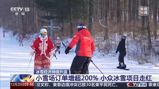 入境订单激增 我国冰雪经济“热力全开”