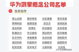 利好来了！华为鸿蒙生态建设加速，8家最正宗公司，有望10倍空间图片