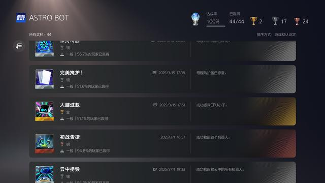 PS5【宇宙机器人2】全收集 全流程通关攻略