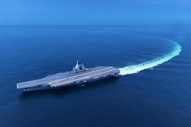 美代表团抵达北京第二天，中国向全球公开，福建舰弹射歼-35画面