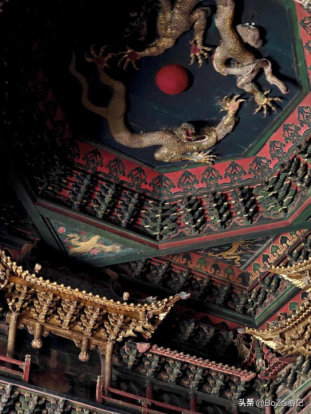 应县藏着国保级冷门，金代天宫藻井，梁思成盛赞绝无仅有