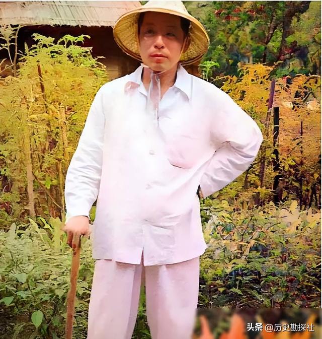 张学良和赵一荻被幽禁的真实彩色照，35岁赵一荻皮肤白皙风韵犹存