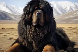 2019年，内蒙古狼群内混入一条藏獒，因凶猛善战成新狼王图片