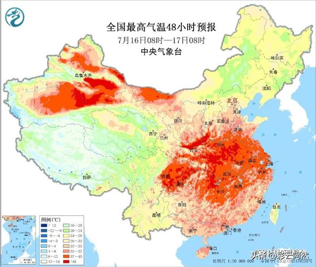 今夏最热两天登场！新一轮降水范围已确定，明后天7月16~17号天气
