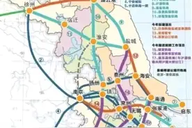 江苏四条南北向高铁，一条还未动工一条在建两条已建成图片