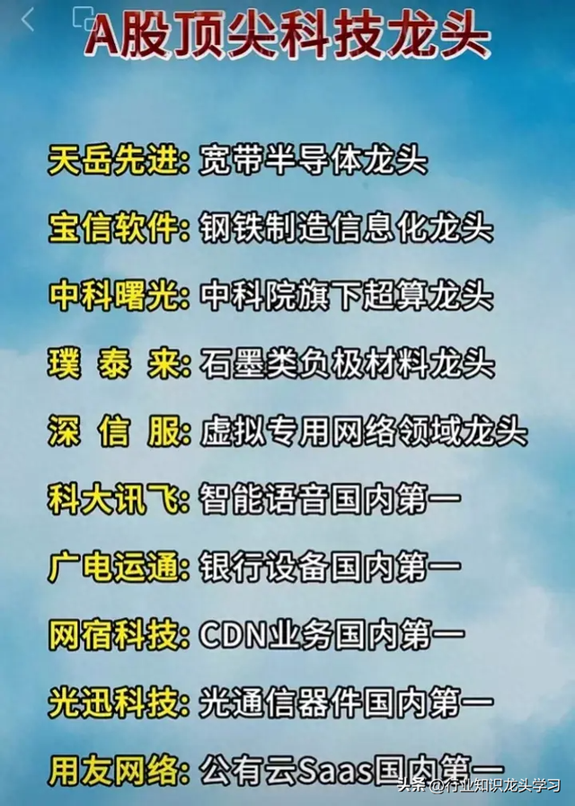 值得珍藏：算力+AI赛道龙头+顶尖科技+汽车+大金融+机器人+中特估