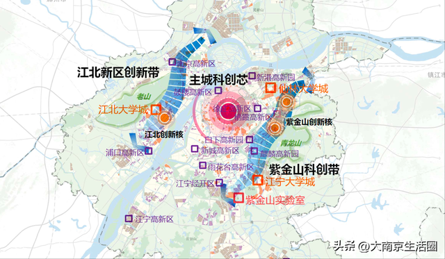南京江北和城东或更需要总部！