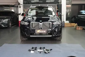 24款宝马X3升级原厂360全景影像系统的安装过程和优势图片