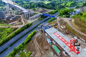 预计5月底桥梁全部完成架设！巴中这条在建高速又传好消息图片