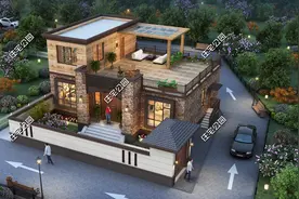 5套带车库的农村自建房图纸，看看适合您家的宅基地吗？图片