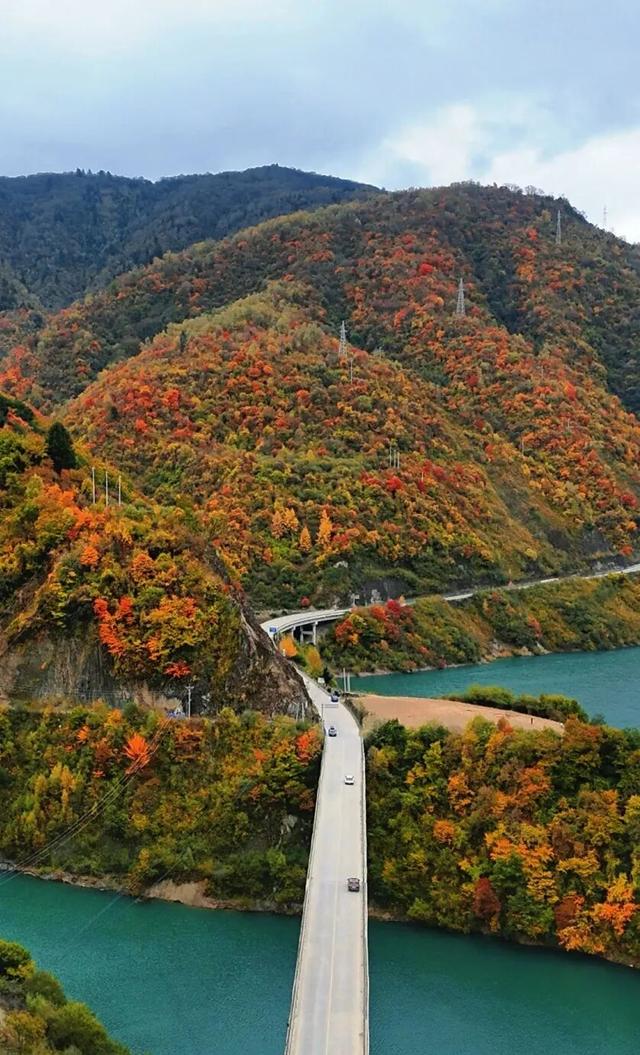 正式通车！全线免费！新挖赏秋天花板小城，绝美彩林不输九寨！地道美食50元吃爽！