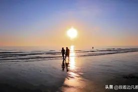 水清滩净的北海银滩图片
