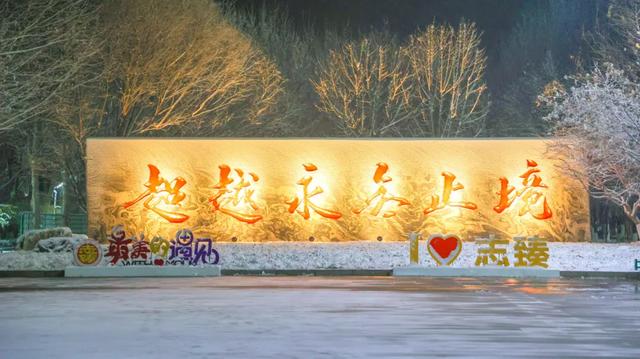 河北衡水:2025年首次降雪,臻园雪景绝绝子!