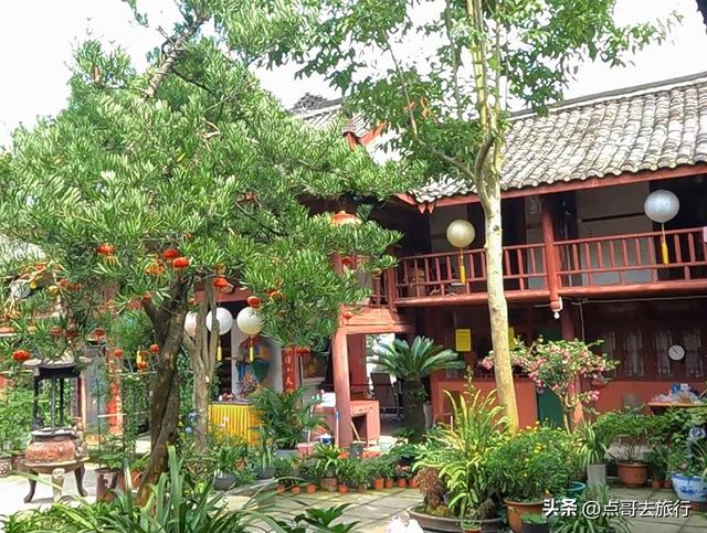 成都邛崃低调的花园寺庙，充满人间烟火，高铁公交直达！