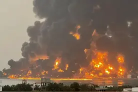 现场火光冲天！以色列奔袭2000公里轰炸也门，只为炸个大烟花？图片