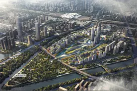 【荐筑】扎哈中标丨郑东之眼/郑州中原超级总部基地规划设计图片