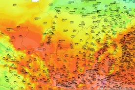 蓝紫色寒潮气团突袭西北，13级狂风带沙降温，分析：局部降20度！图片