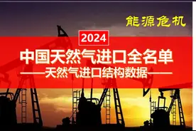 2024中国天然气进口全名单：俄罗斯成为我国最大的天然气供应国！图片