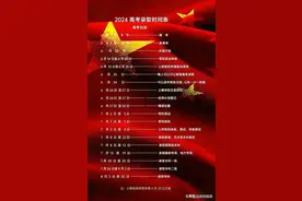 2024高考录取时间表！家有高考的快收藏起来看看！图片