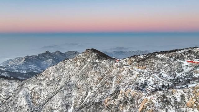 雪后泰山，仙境再现