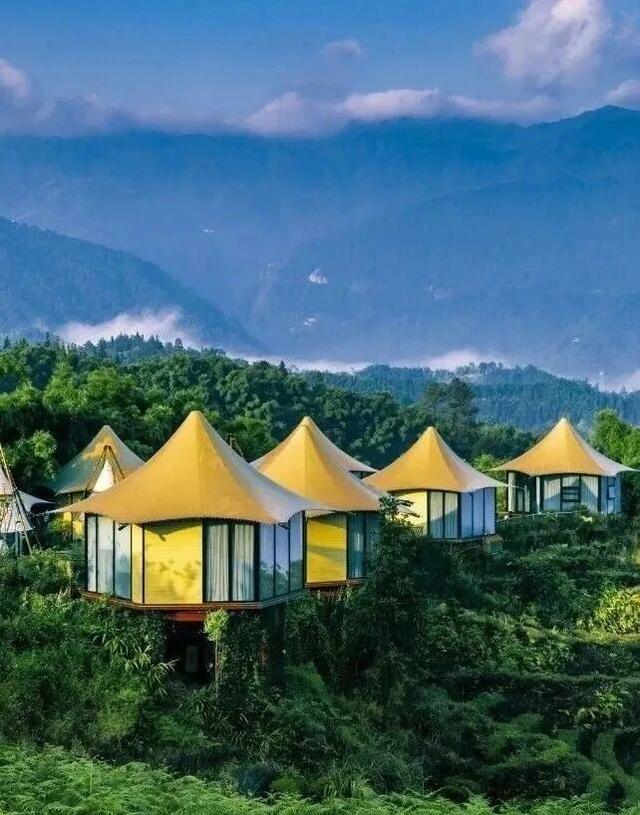 雨季来龙华吧！随手拍都是水墨风大片，住帐篷看仙境太美了ฅ՞••՞ฅ