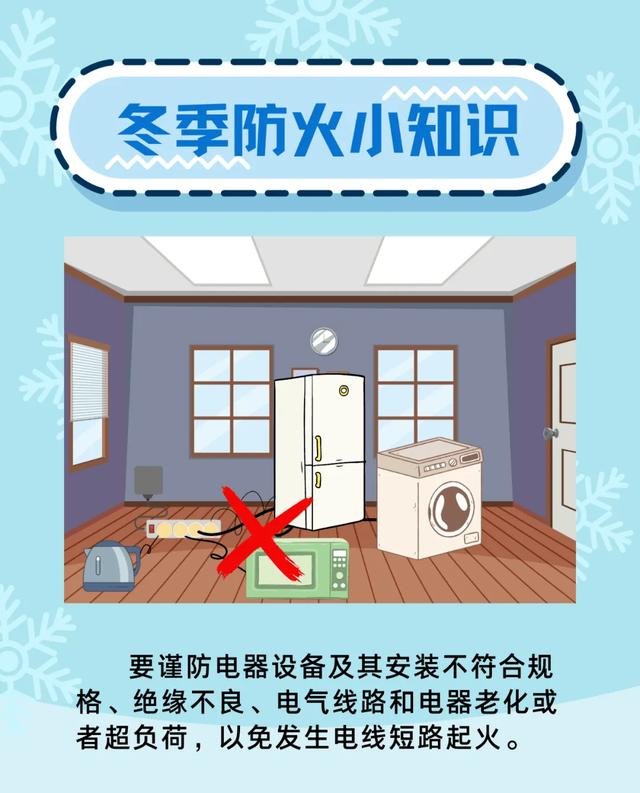 安全提示||冬季防火知识