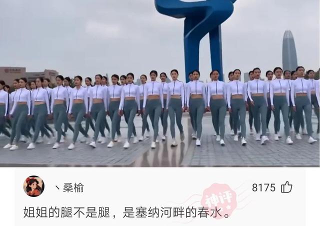 神回复：姐姐的腿不是腿，是塞纳河畔的春水。