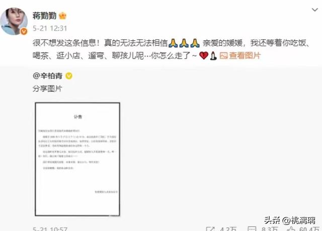 朱媛媛离世两个多月，蒋勤勤揭开辛柏青真实情况，难怪李乃文担心