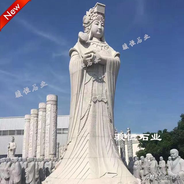 石雕人物妈祖石雕像加工制作
