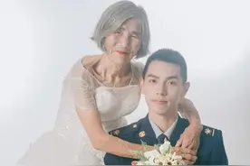 相差61岁的“夫妻”，因一张“婚纱照”的曝光，引出背后感人故事图片