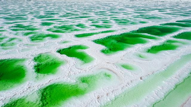 青海旅游-海西州-茫崖翡翠湖