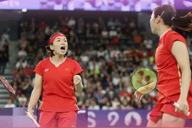奥运粤精彩 | 广东第3金！陈清晨与队友羽毛球女双夺冠图片
