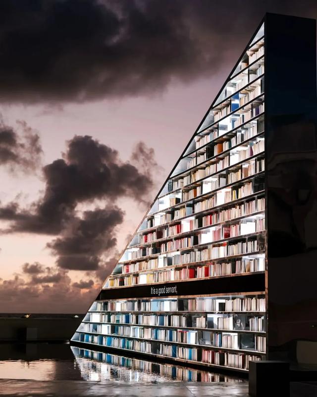 出片率100%!迈阿密海边的“旋转”图书馆