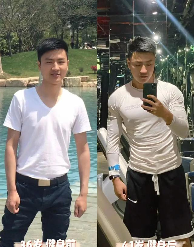 为什么劝中年男人要“坚持健身”？看这4组对比图就懂，差距真大